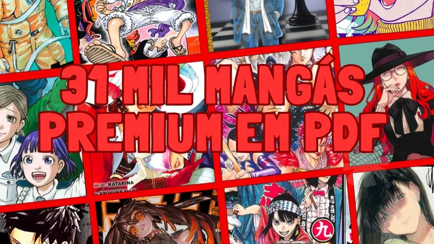 40 mil Gibis Premium em PDF + 31 Mil Mangás Premium em PDF