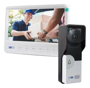 Video Porteiro Interfone Aitek 7 Polegadas Com Camera Visao