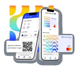 Remessa online - Transferência de dinheiro, câmbio.