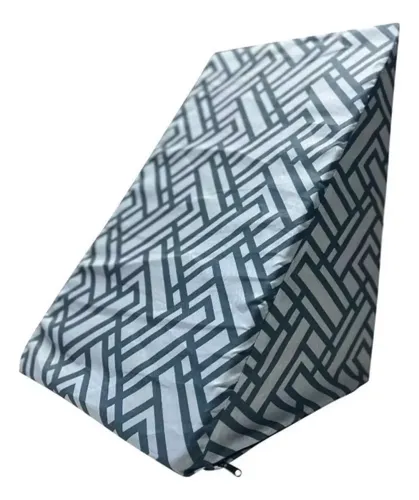 Ortobom Suave Encosto Apoio de Pernas 55x40cm cinza triangular, com capa de proteção