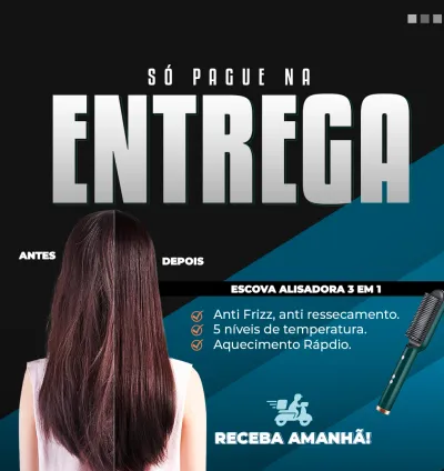 Escova Alisadora 3 em 1 4