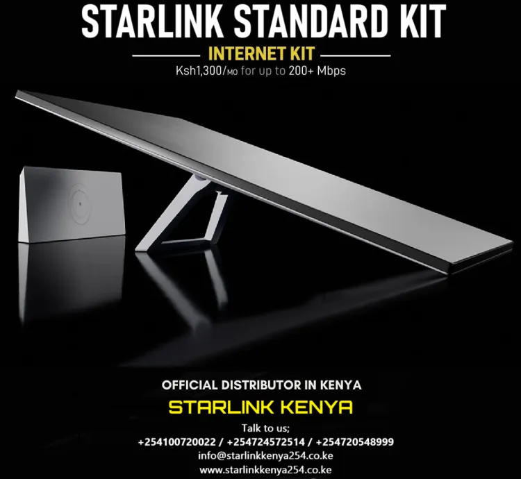 Kit de Internet via satélite padrão Starlink V4 Gen 3