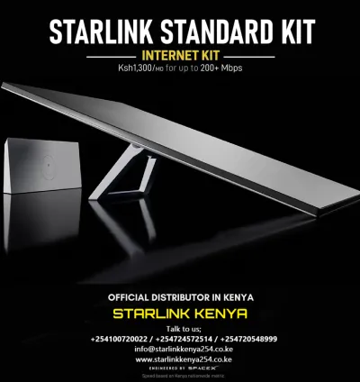 Kit de Internet via satélite padrão Starlink V4 Gen 3