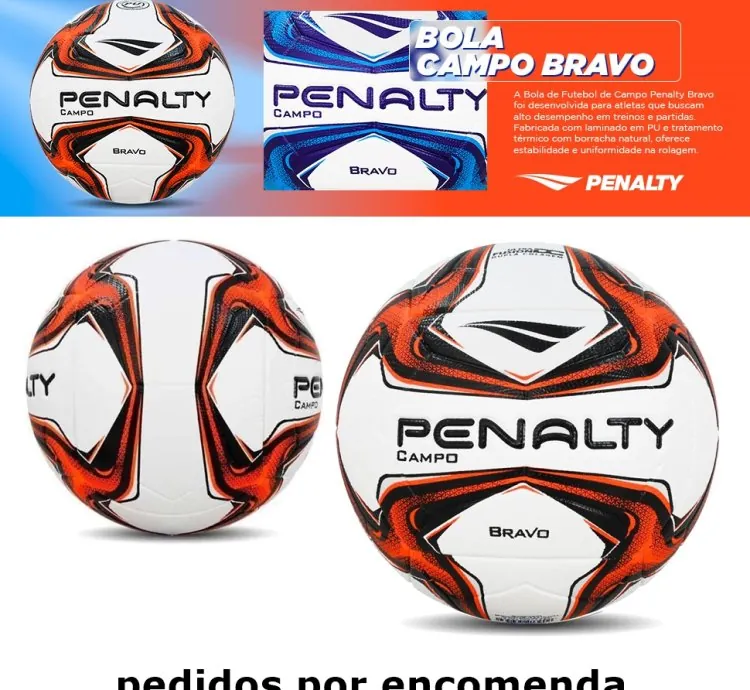 Bola Penalty Futebol Campo Bravo XXIV Adulto