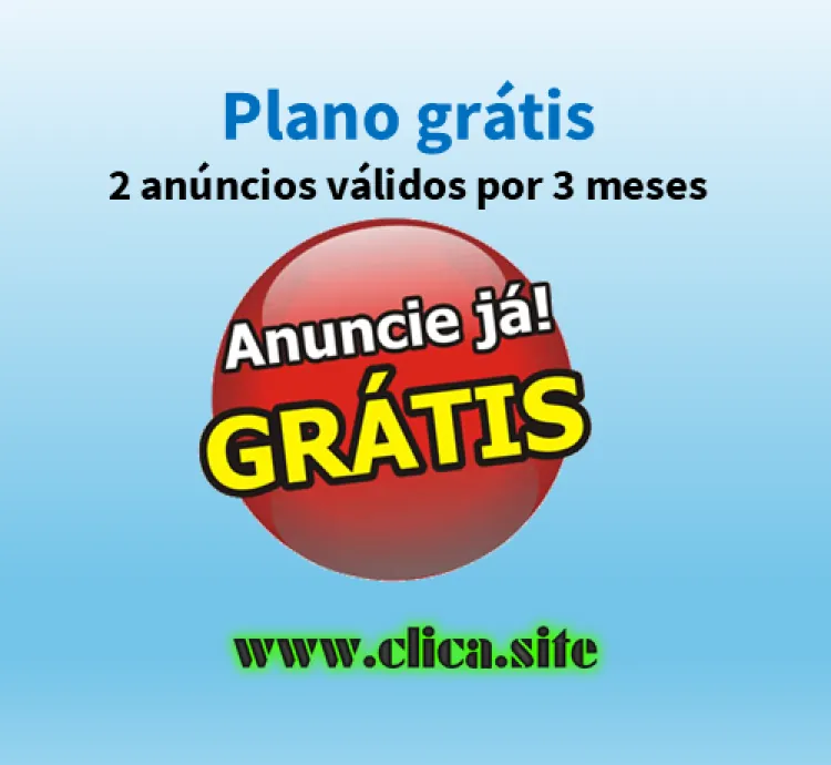 Plano grátis - 2 anúncios válidos por 3 meses