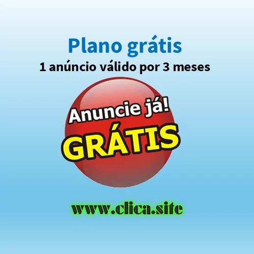 Plano grátis - 1 anúncio válido por 3 meses